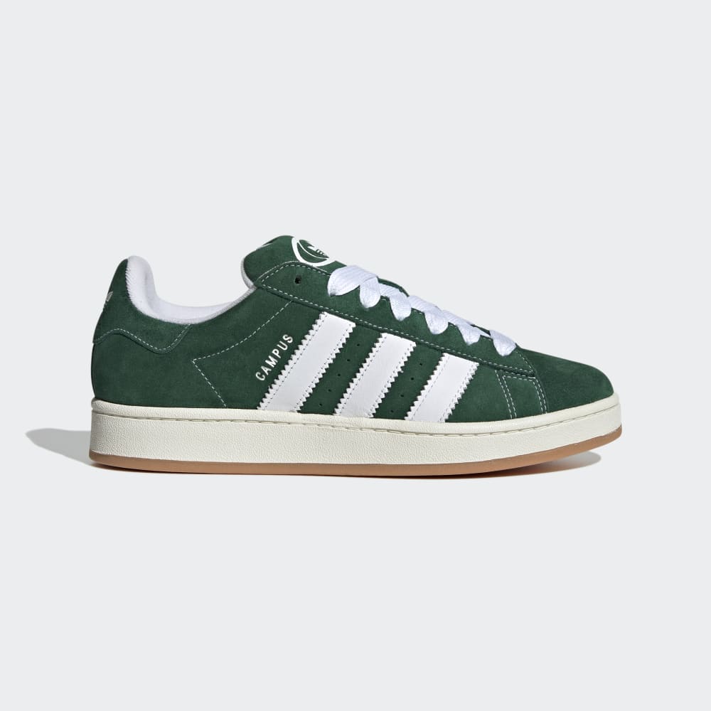 Adidas Campus 00s Shoes Dark Green / Cloud White / Off White