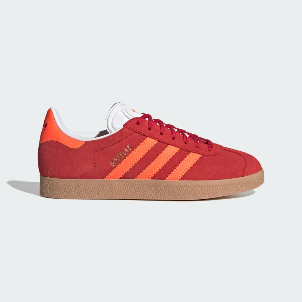 Adidas Gazelle Shoes Red / Solar Orange / Off White