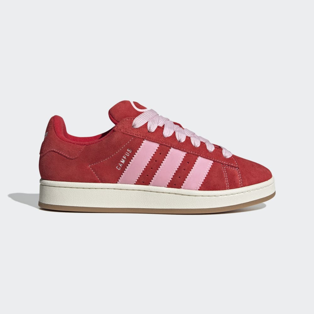 Adidas Campus 00s Shoes Better Scarlet / Clear Pink / Cloud White