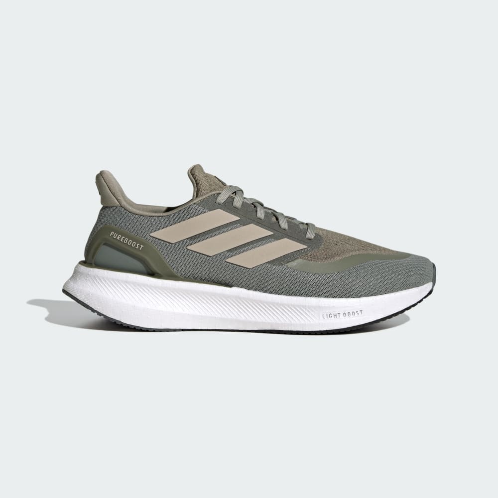 Adidas Pureboost 5 Running Shoes Silver Pebble / Wonder Beige / Olive Strata