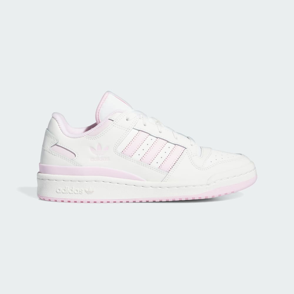 Adidas Forum Low CL Shoes Cloud White / Clear Pink / Cloud White