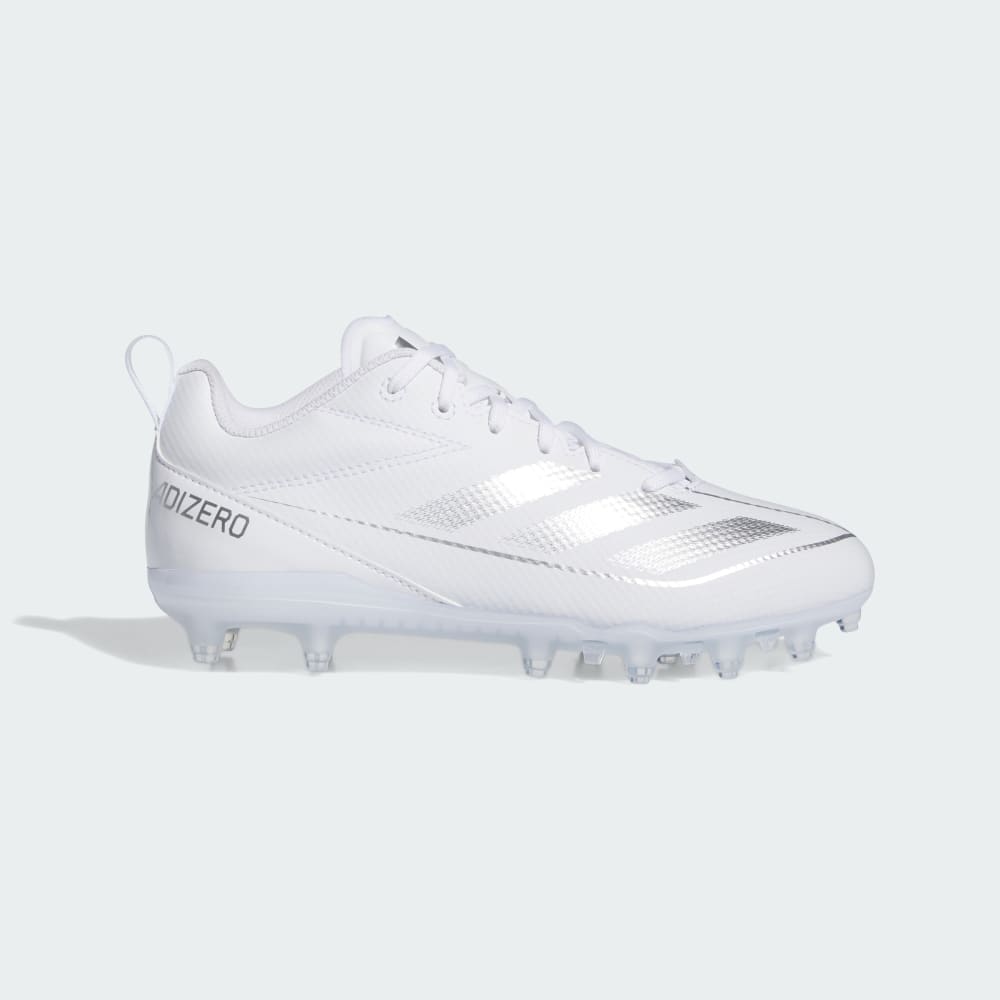 Adidas Adizero Electric.2 Football Cleats Cloud White / Silver Metallic / Cloud White