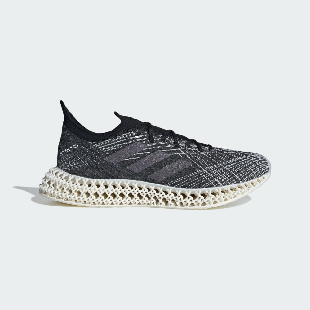 Adidas 4DFWD x STRUNG Running Shoes Core Black / Grey Five / Cloud White