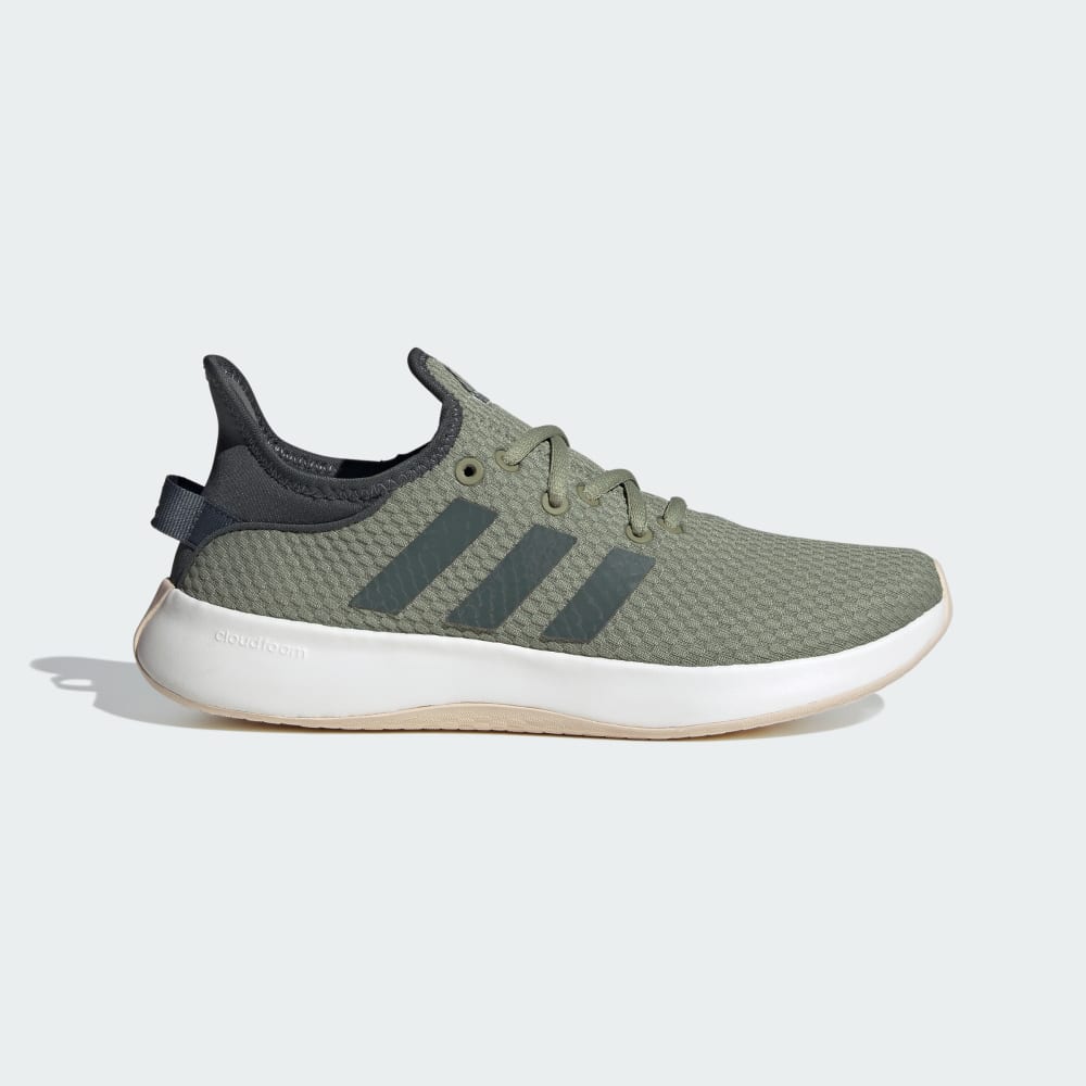 Adidas Cloudfoam Pure Shoes Tent Green / Legend Ivy / Wonder White