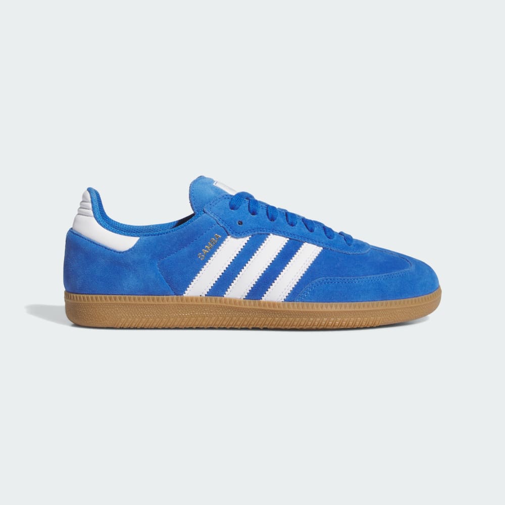 Adidas Samba ADV Shoes Blue Bird / Cloud White / Gold Metallic