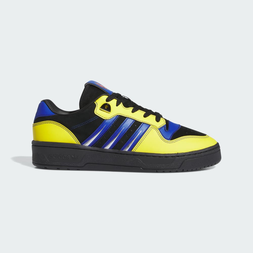 Adidas Rivalry 86 Low Marvel Shoes Core Black / Team Yellow / Royal Blue