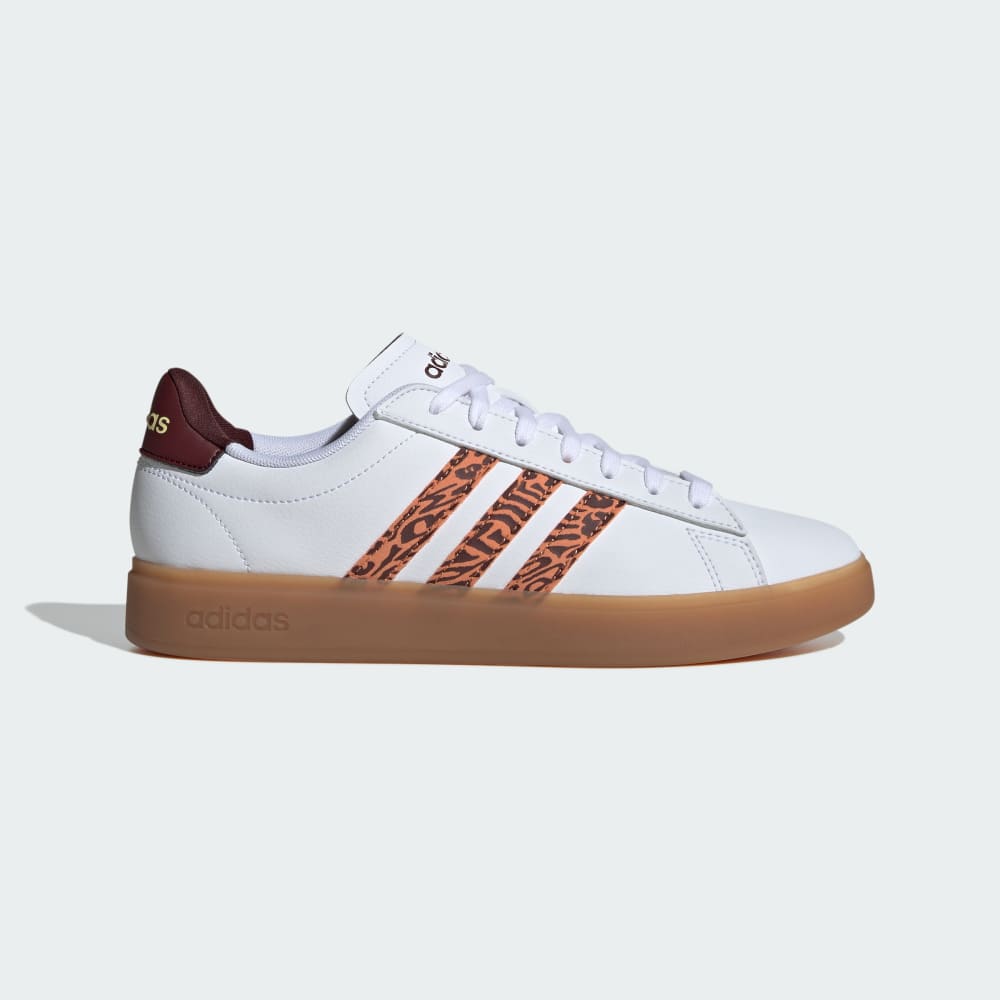 Adidas Grand Court 2.0 Shoes Cloud White / Hazy Copper / Gum