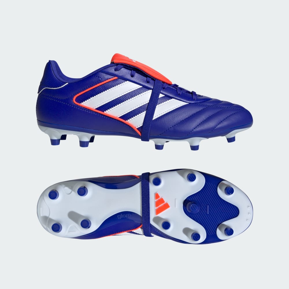 Adidas Copa Gloro II Firm Ground Soccer Cleats Lucid Blue / Cloud White / Solar Red