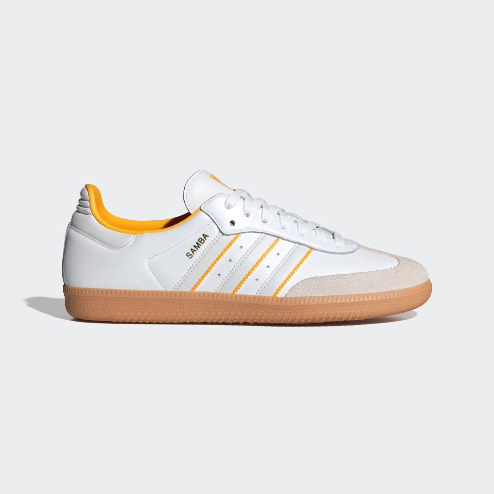 Adidas Samba OG Shoes Cloud White / Crystal White / Crew Yellow