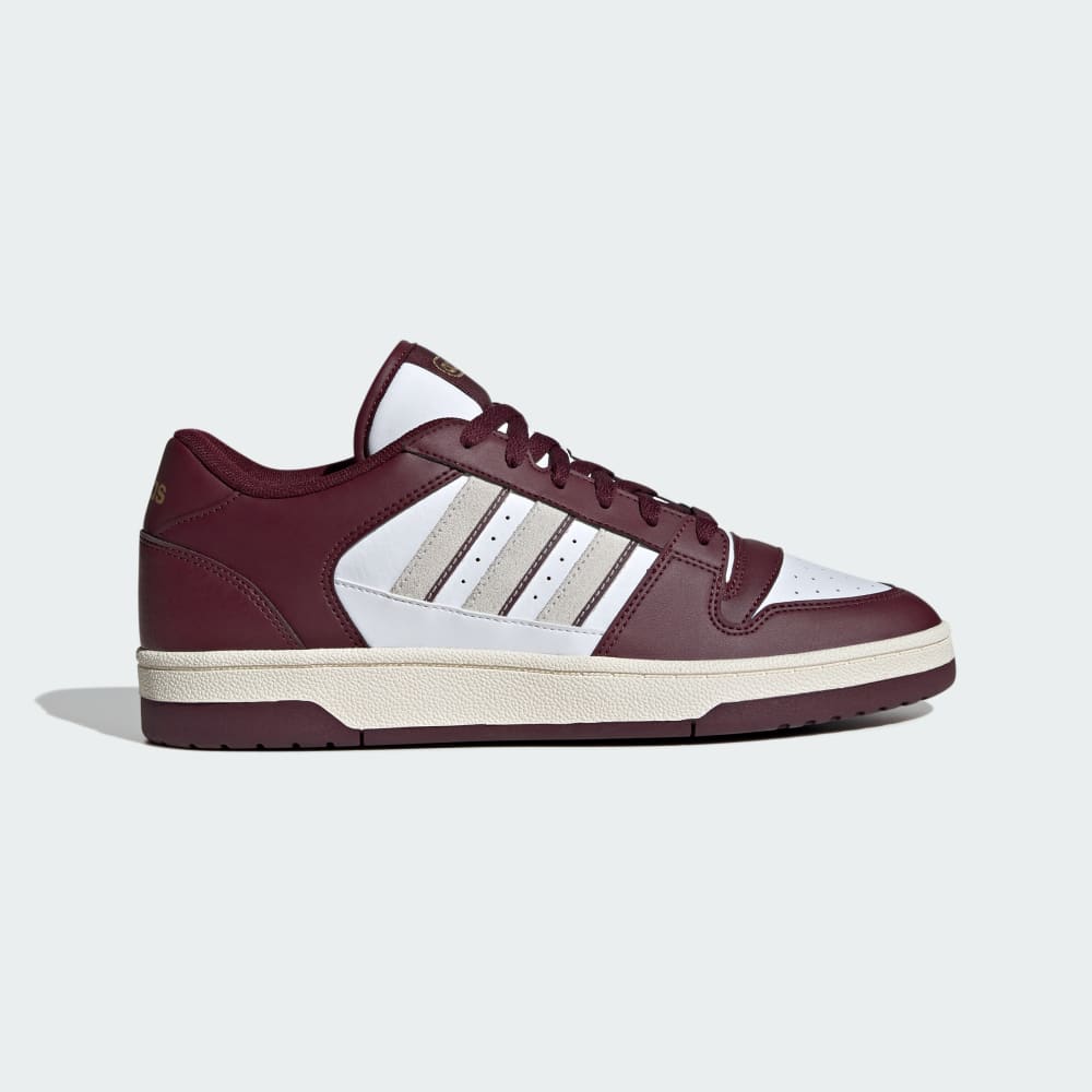 Adidas Break Start Shoes Maroon / Crystal Sand / Cloud White