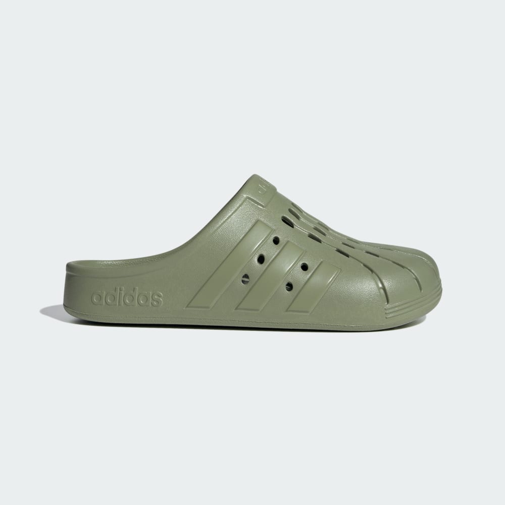 Adidas Adilette Clogs Tent Green / Tent Green / Tent Green