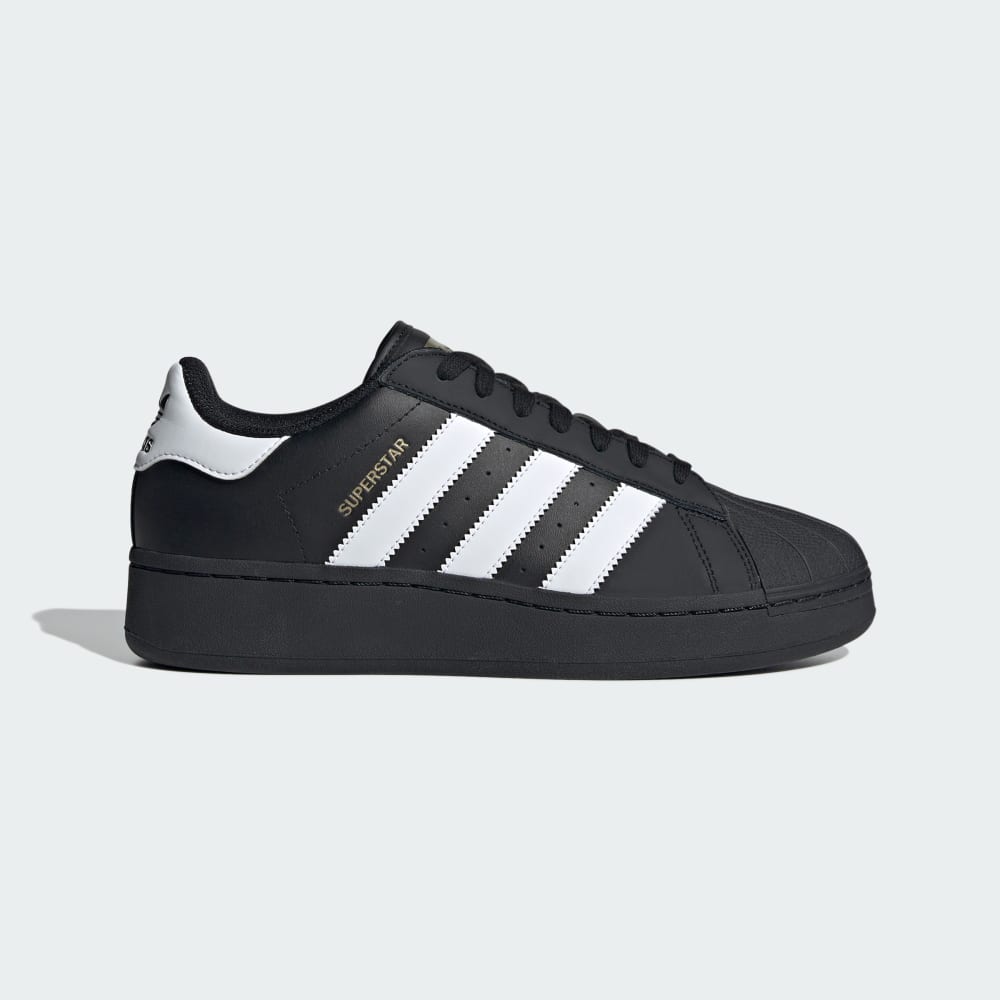 Adidas Superstar XLG Shoes Core Black / Cloud White / Gold Metallic