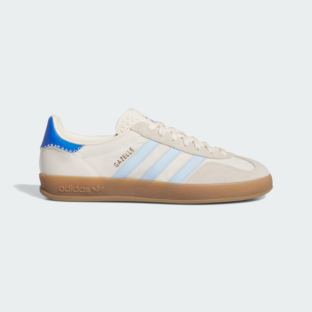 Adidas Gazelle Indoor Shoes Off White / Clear Sky / Blue