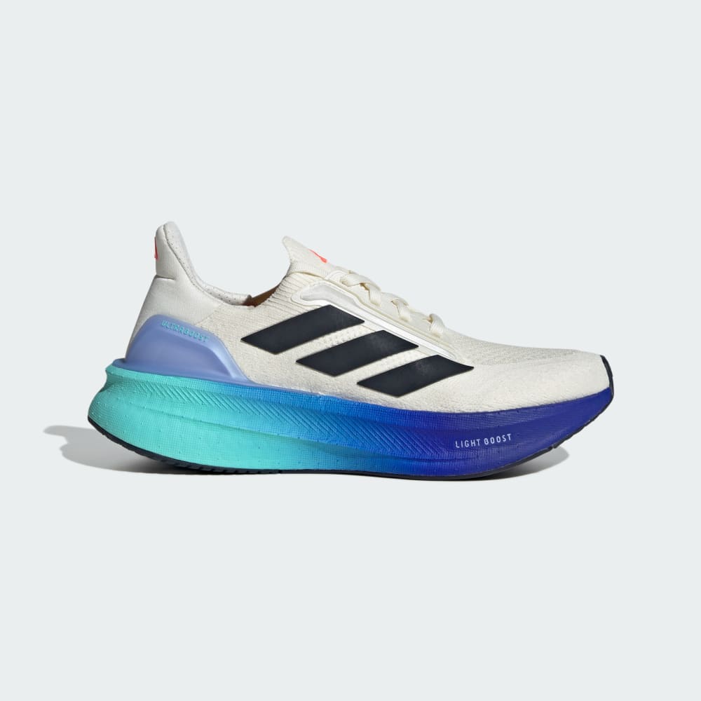 Adidas Ultraboost 5X Shoes Off White / Aurora Ink / Solar Red