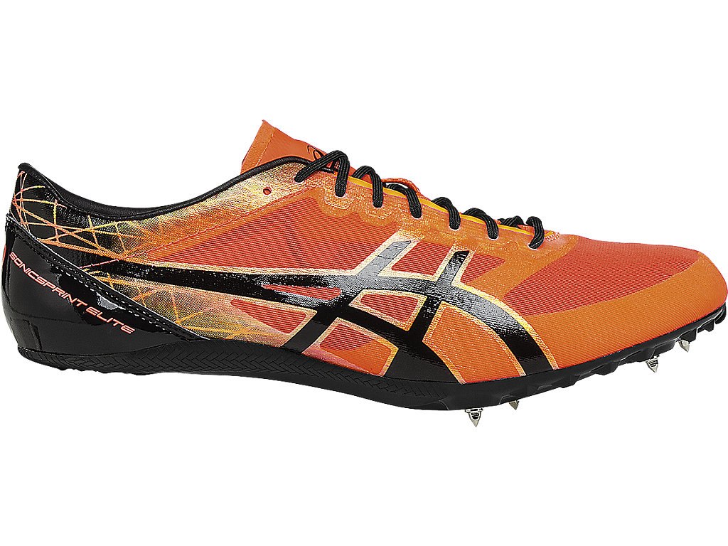 Asics Sonicsprint Shoes For Men Coral/Black 101DBNVW