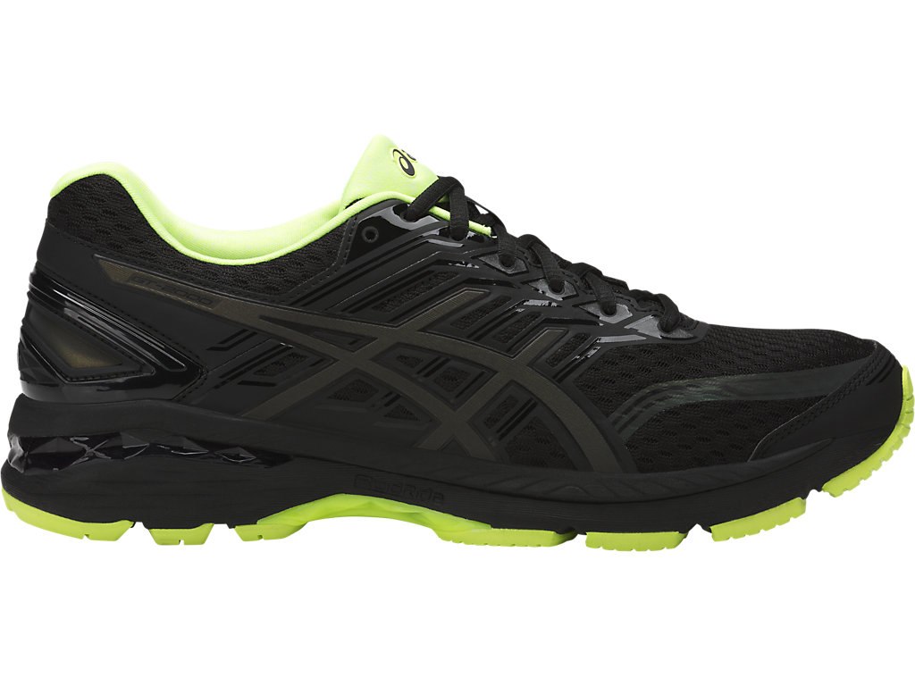 Asics Gt-2000 5 Running Shoes For Men Black/Yellow 216VCZTD