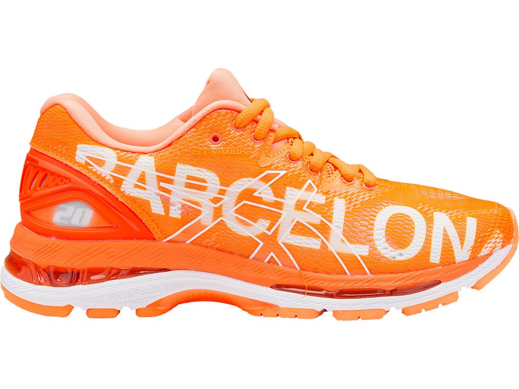 Asics Gel-Nimbus 20 Running Shoes For Women Orange 244TWHNP