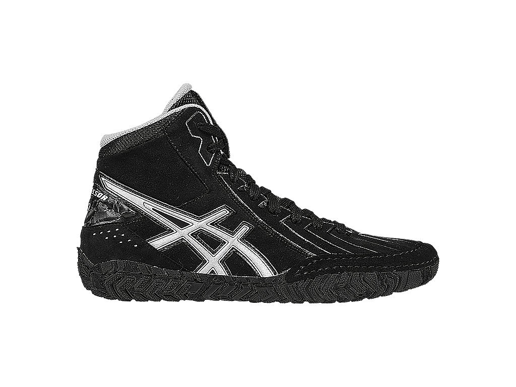 Asics Aggressor 3 Shoes For Men Black/Silver 343GPMAR