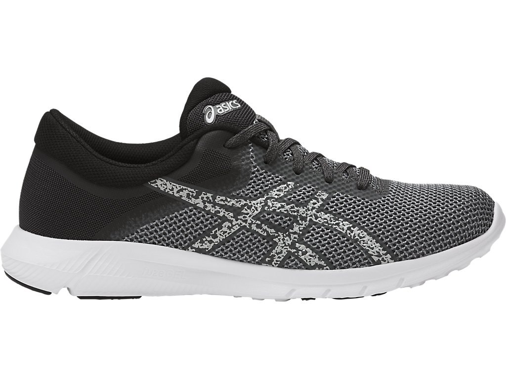 Asics Nitrofuze 2 Running Shoes For Men Dark Grey/White 361OVCZQ