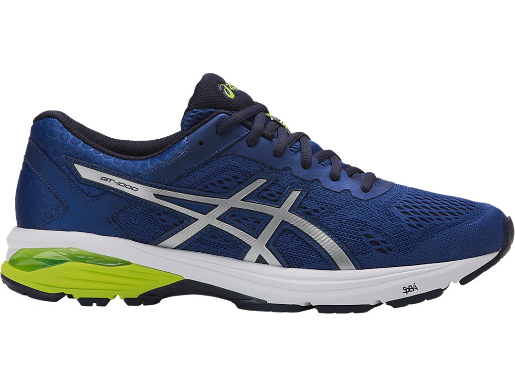 Asics Gt-1000 6 Running Shoes For Men Silver/Navy 405STKXP