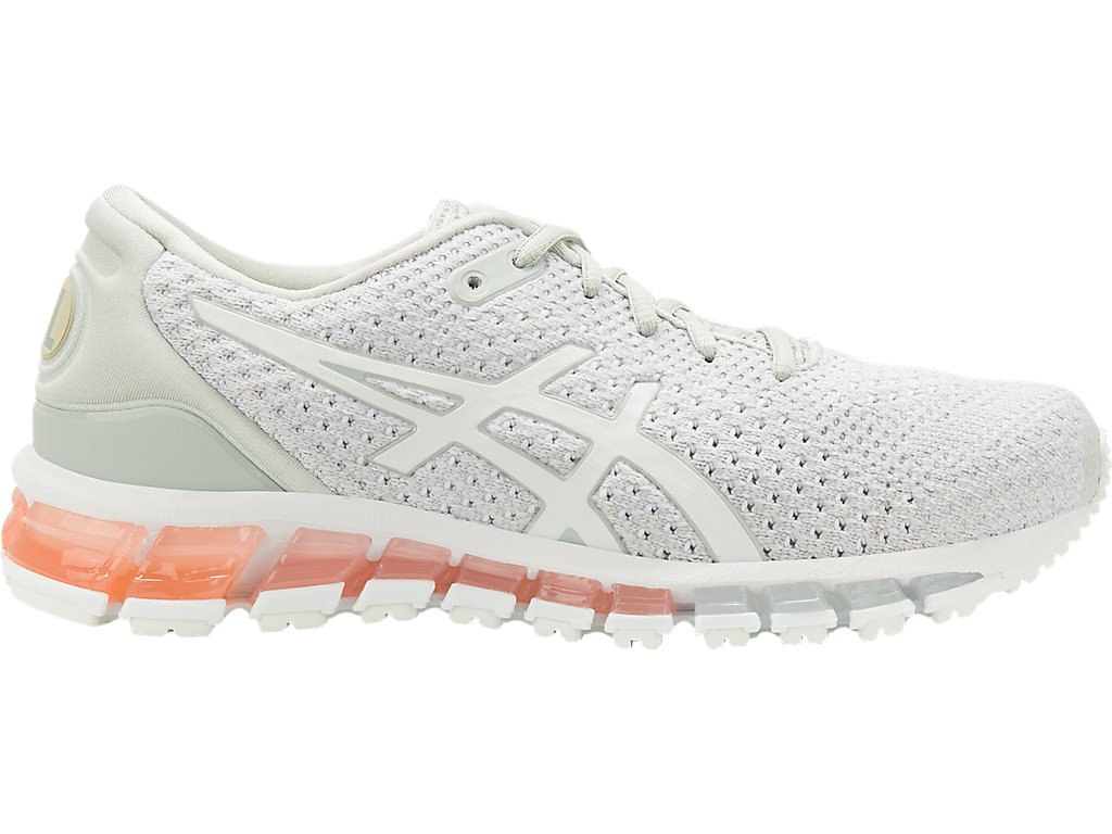 Asics Gel-Quantum 360 Running Shoes For Women Grey/Pink 672YJECL