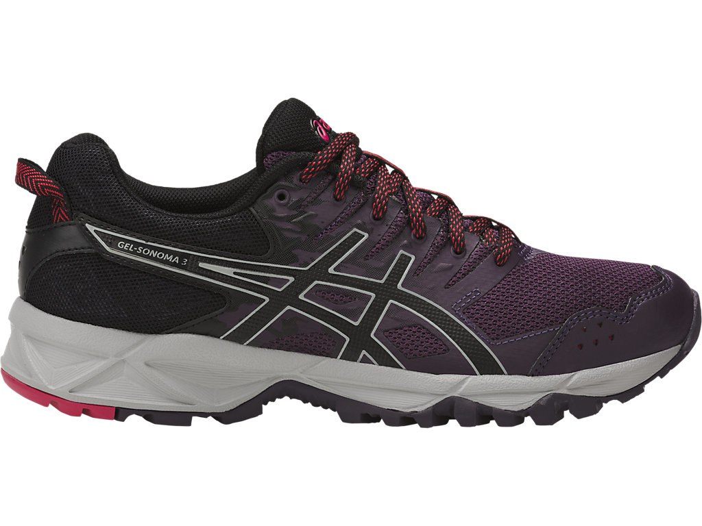 Asics Gel-Sonoma 3 Running Shoes For Women Black/Grey 836MRVDA