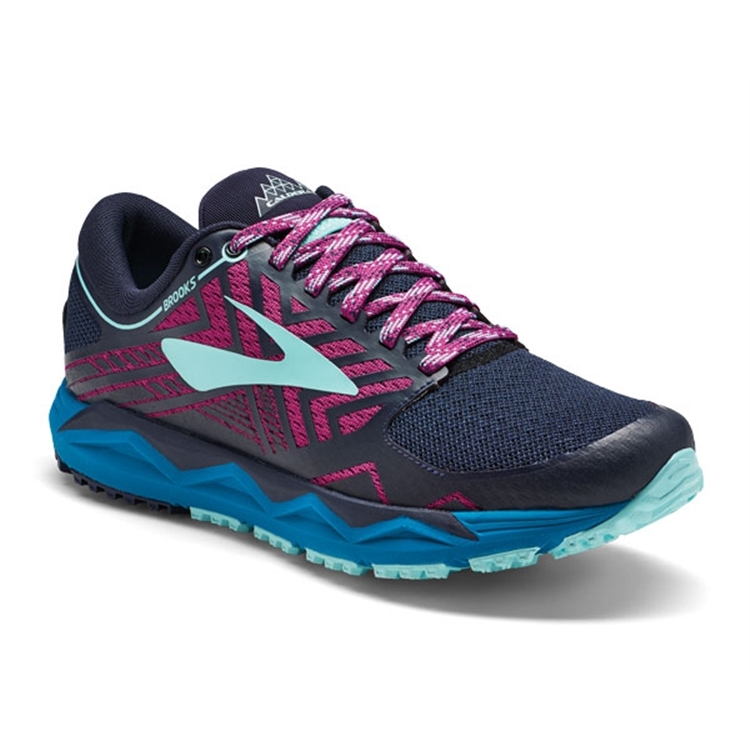 brooks Women's Caldera 2 Navy / Plum / Ice Blue