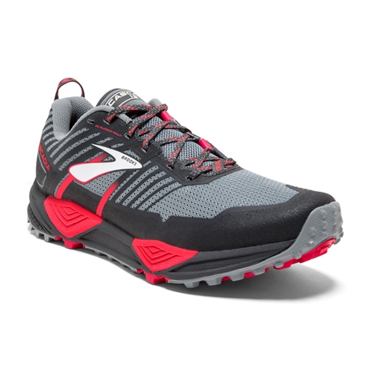 brooks Women's Cascadia 13 Grey / Grey / Pink