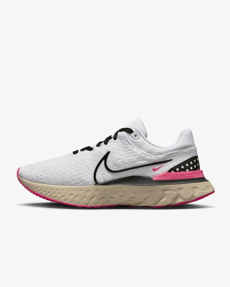 Nike React Infinity 3 White/Pearl White/Hyper Pink/Black