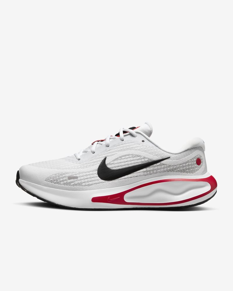 Nike Journey Run White/Fire Red/Cement Grey/Black