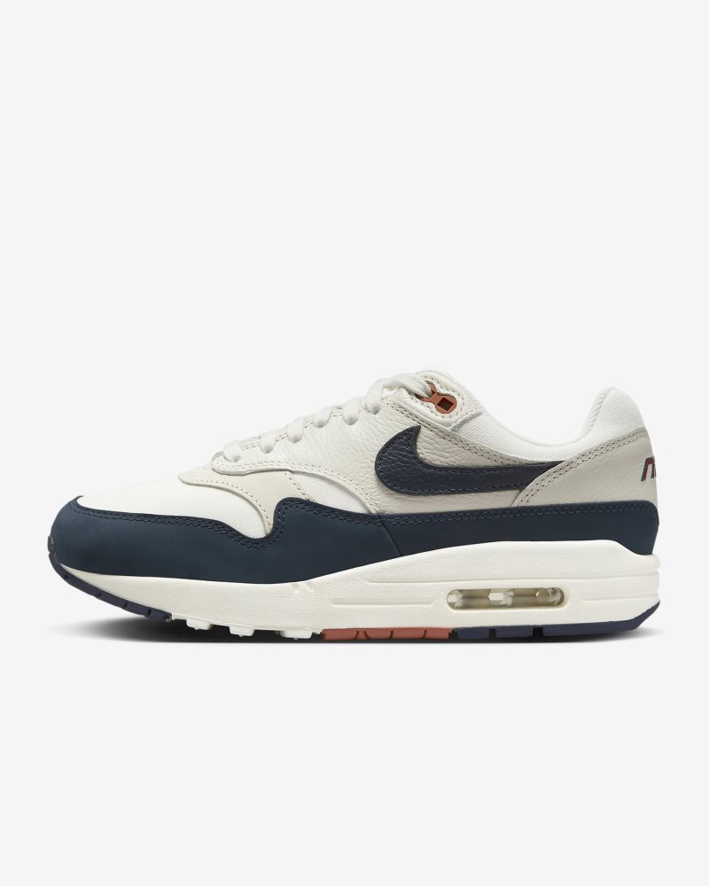 Nike Air Max 1 LX Light Orewood Brown/Obsidian/Rugged Orange/Sail