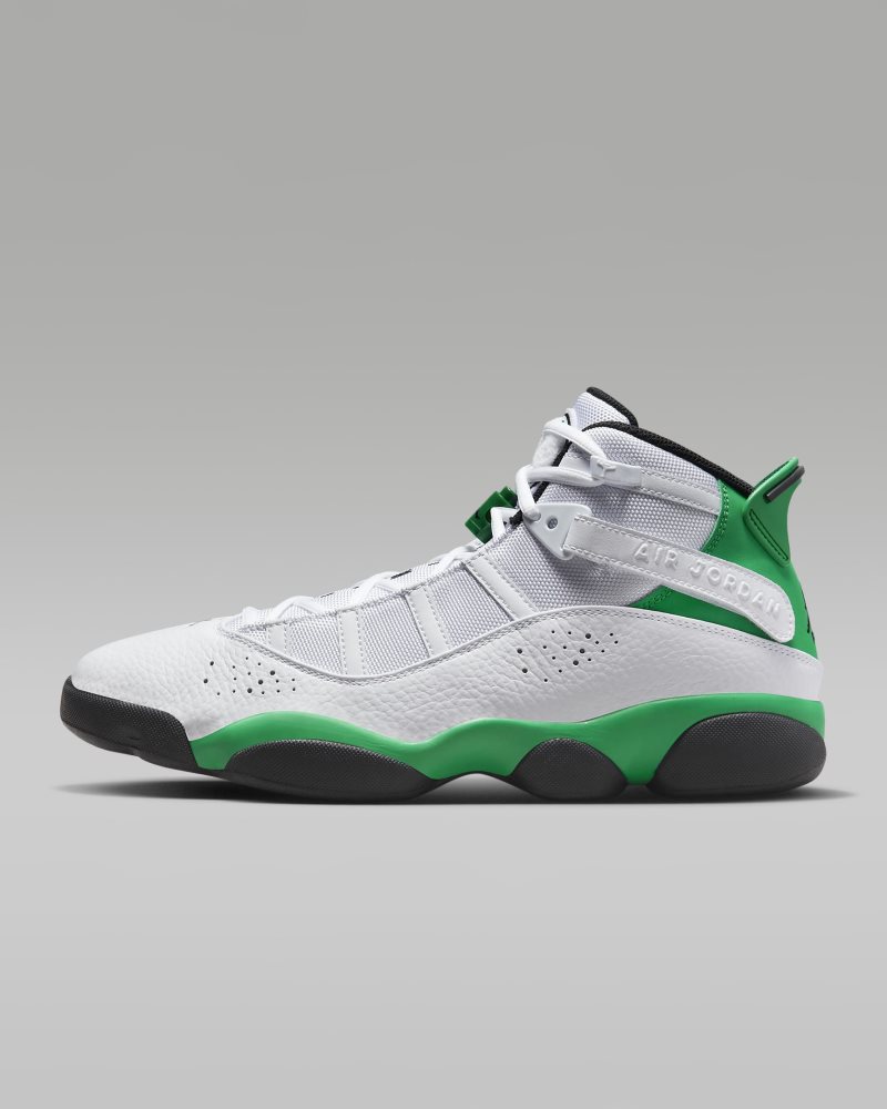 Jordan 6 Rings White/Black/Lucky Green