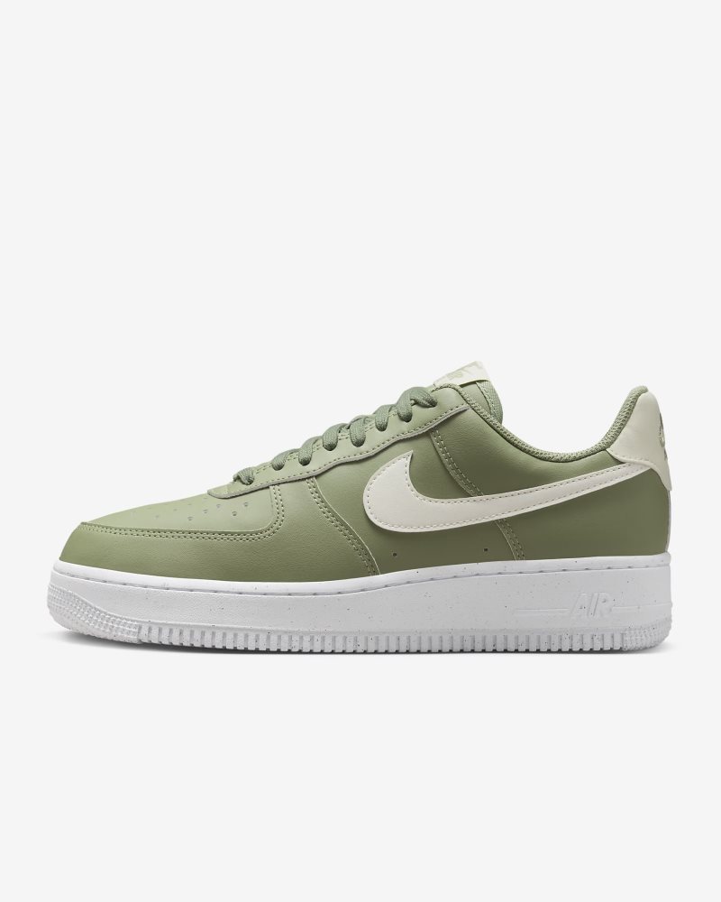 Nike Air Force 1 '07 Oil Green/White/Gum Medium Brown/Sea Glass