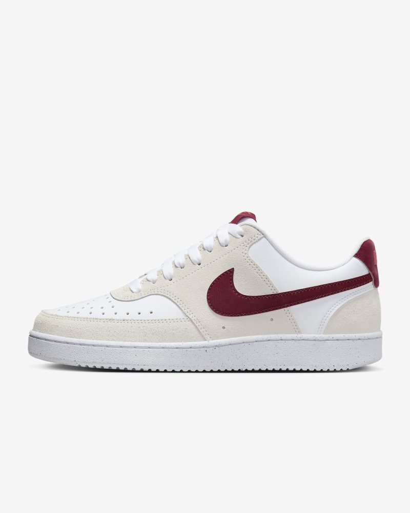 Nike Court Vision Low White/Adobe/Dragon Red/Team Red