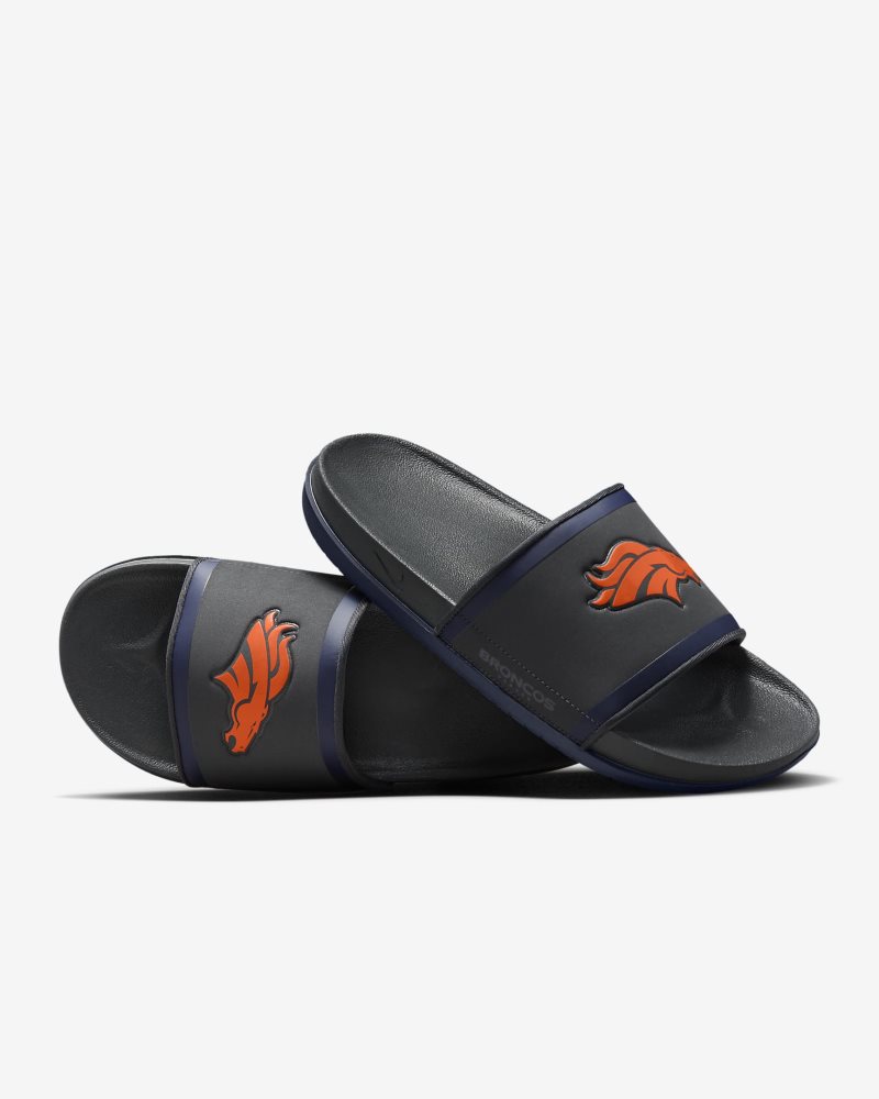 Nike Offcourt (NFL Denver Broncos) Anthracite/College Navy/Brilliant Orange