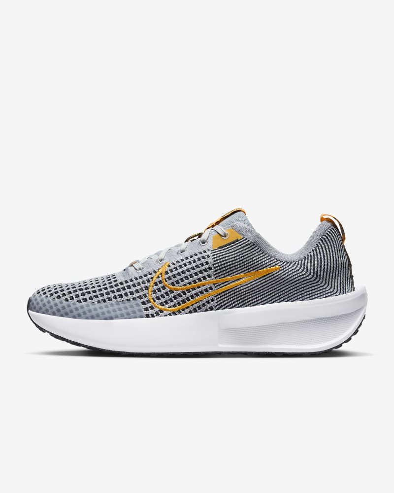 Nike Interact Run Wolf Grey/Black/White/Laser Orange