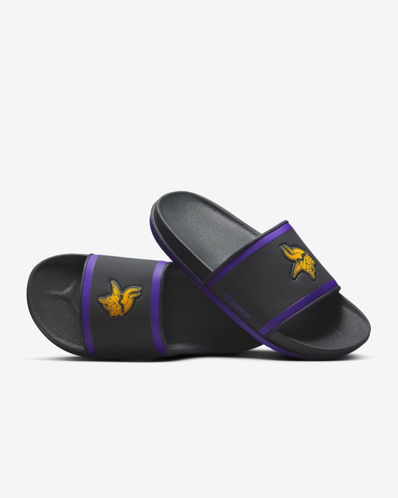 Nike Offcourt (NFL Minnesota Vikings) Anthracite/Court Purple/Gold