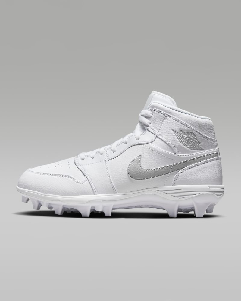 Jordan 1 Mid TD White/White/Grey Fog