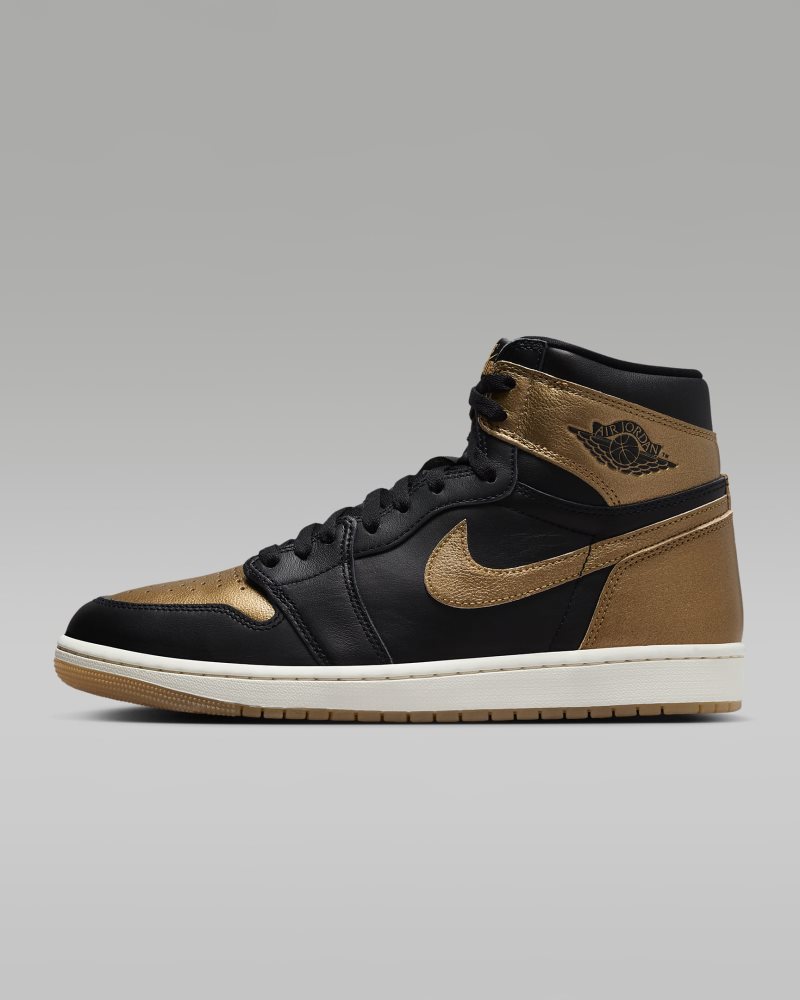 Air Jordan 1 Retro High OG "Black and Gold" Black/Sail/Metallic Gold