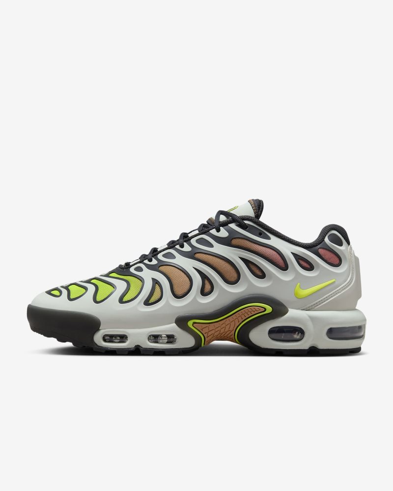 Nike Air Max Plus Drift Light Silver/Dark Smoke Grey/Amber Brown/Volt