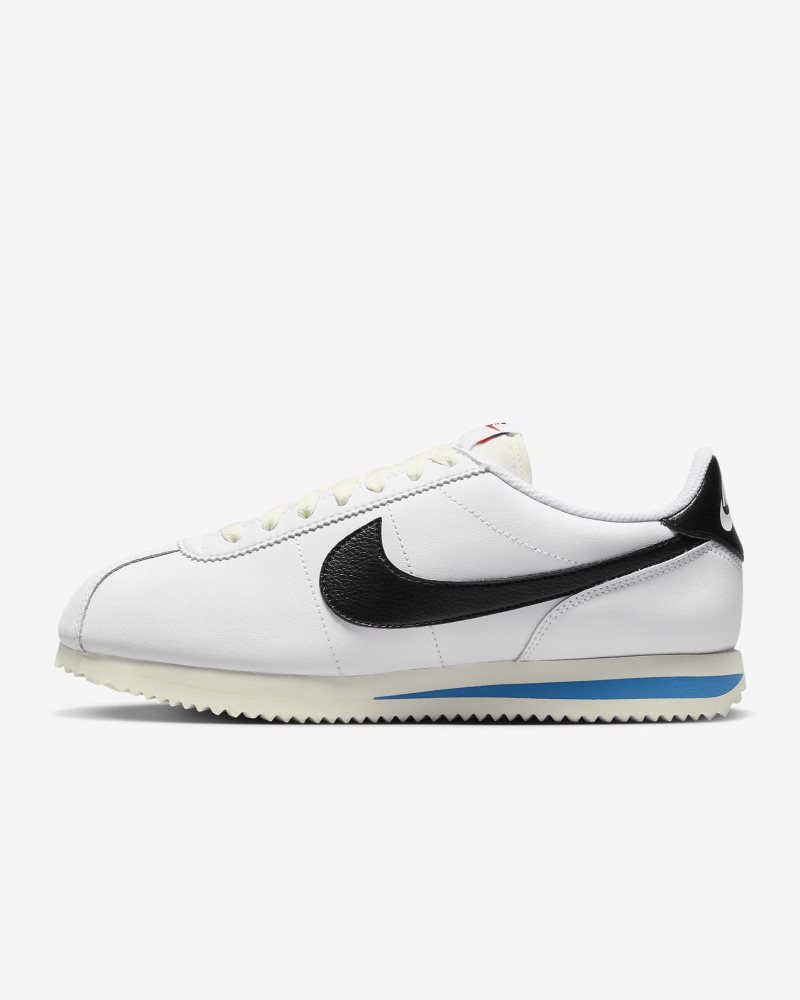 Nike Cortez Leather White/Light Photo Blue/Sail/Black