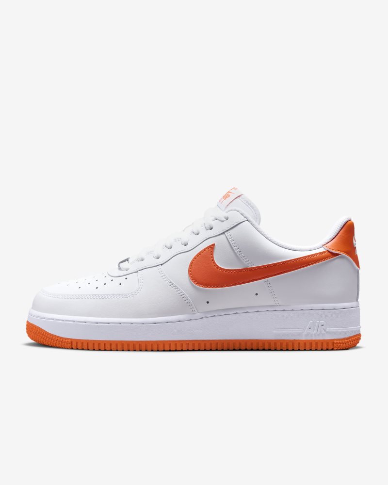 Nike Air Force 1 '07 White/White/Safety Orange