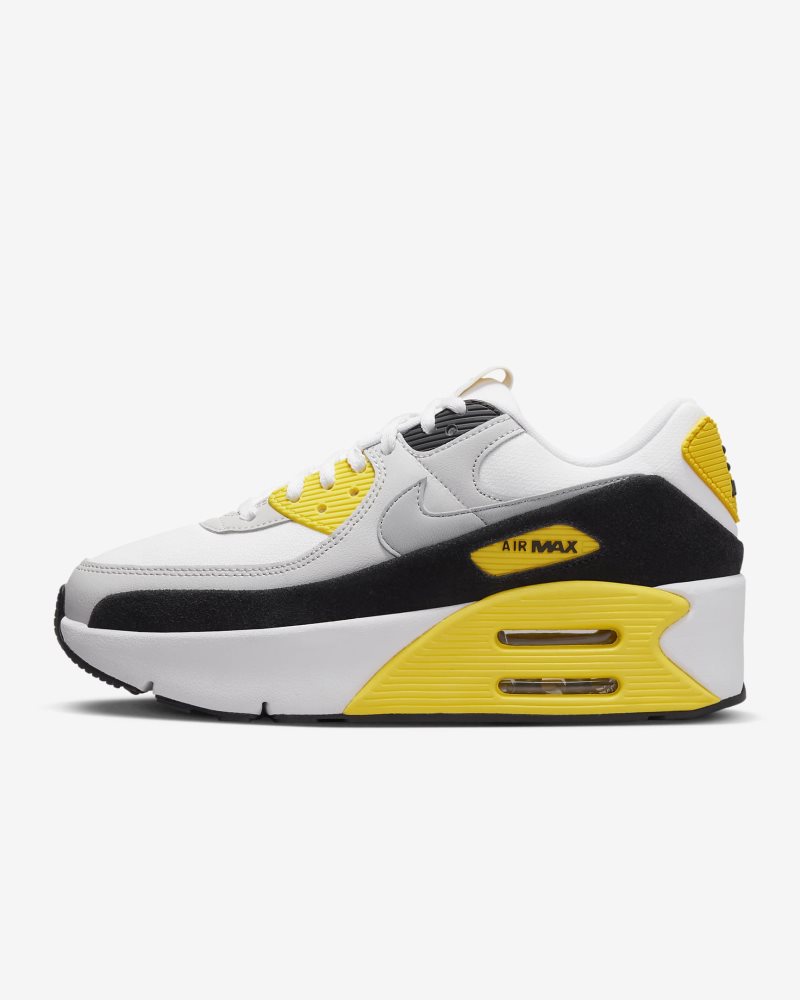 Nike Air Max 90 LV8 White/Black/Opti Yellow/Wolf Grey