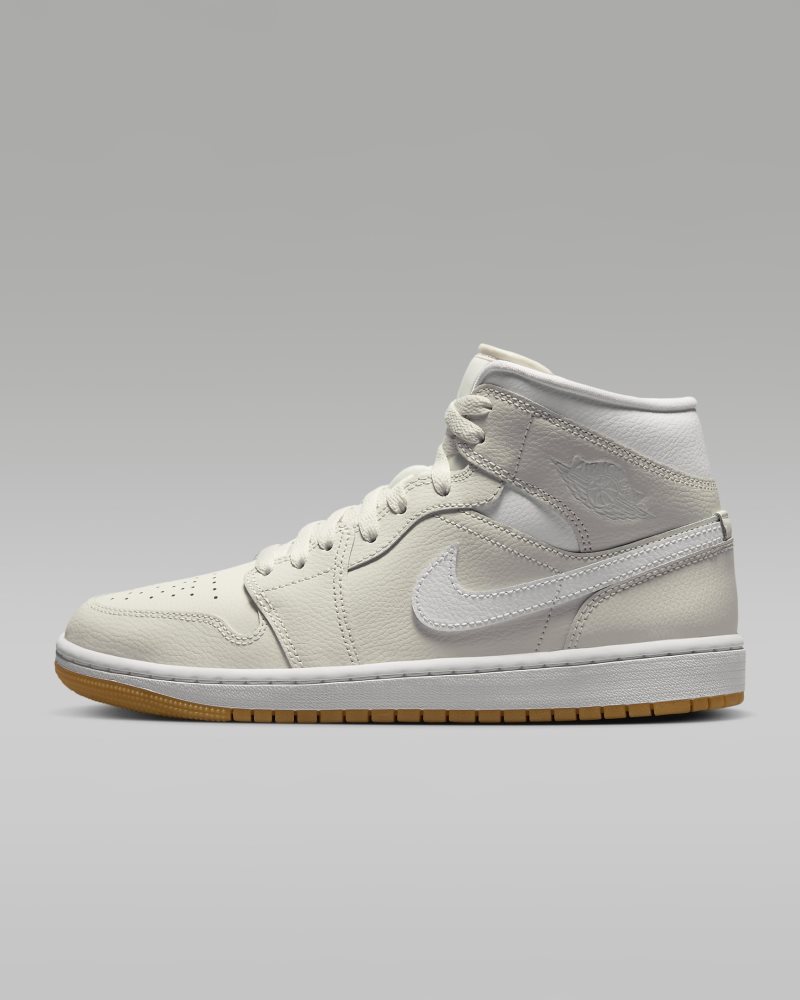 Air Jordan 1 Mid Phantom/Gum Light Brown/White