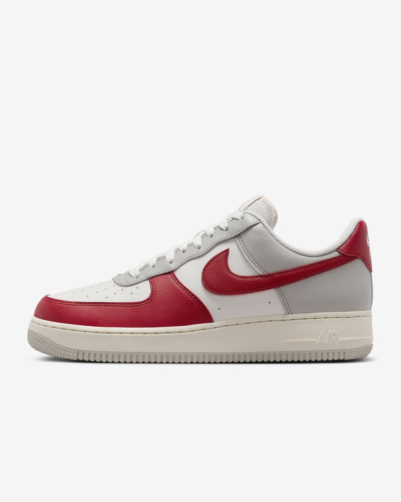 Nike Air Force 1 '07 LV8 Light Iron Ore/Pale Ivory/Phantom/Gym Red