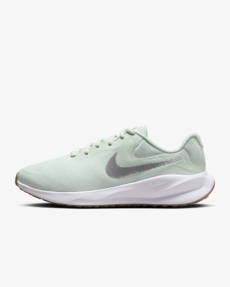 Nike Revolution 7 Barely Green/White/Platinum Tint/Metallic Silver