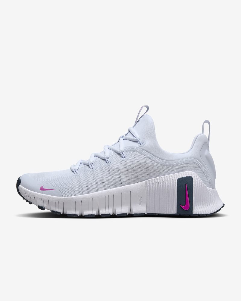 Nike Free Metcon 6 Football Grey/Armory Navy/Hot Fuchsia