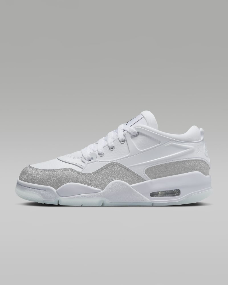 Air Jordan 4 RM White/White/Metallic Silver/White