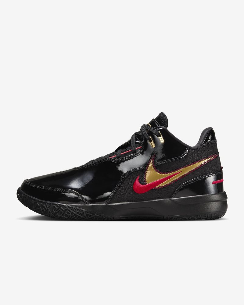 LeBron NXXT Gen AMPD Black/University Red/Metallic Gold