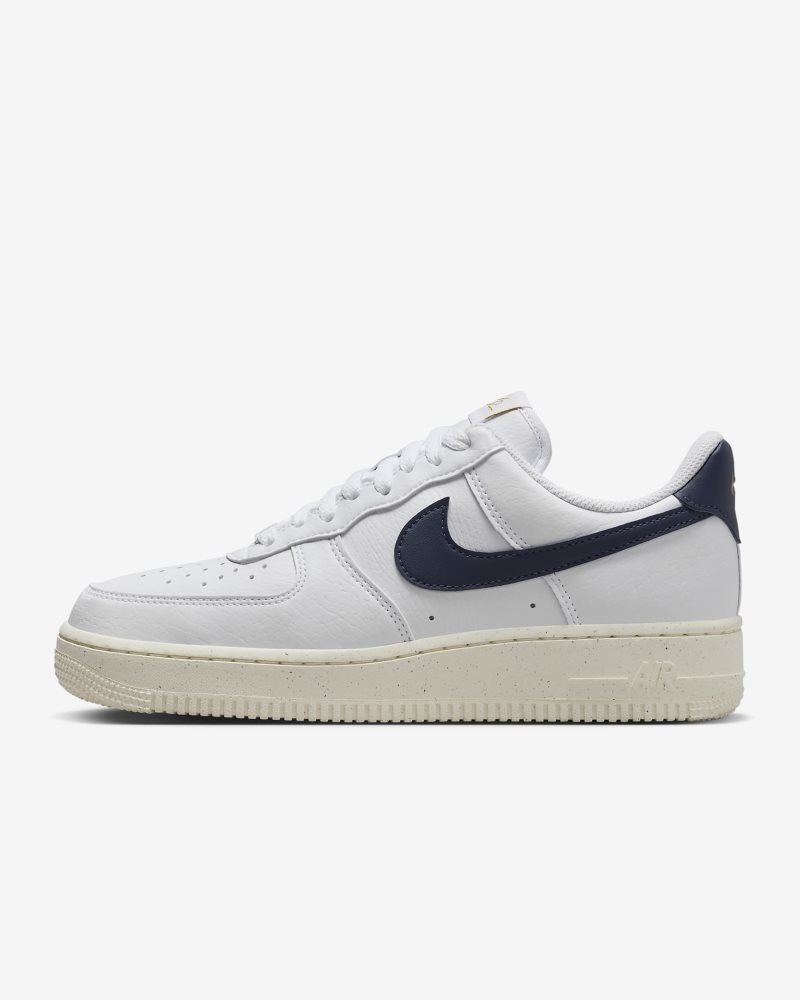 Nike Air Force 1 '07 Next Nature White/Pale Ivory/Metallic Gold/Obsidian